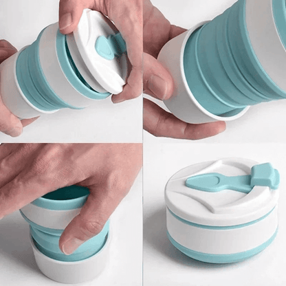 NutriTek™ Collapsible Silicone Coffee Mug