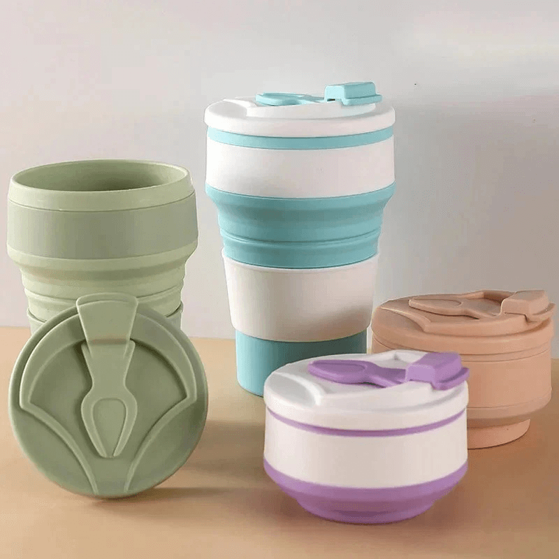 NutriTek™ Collapsible Silicone Coffee Mug